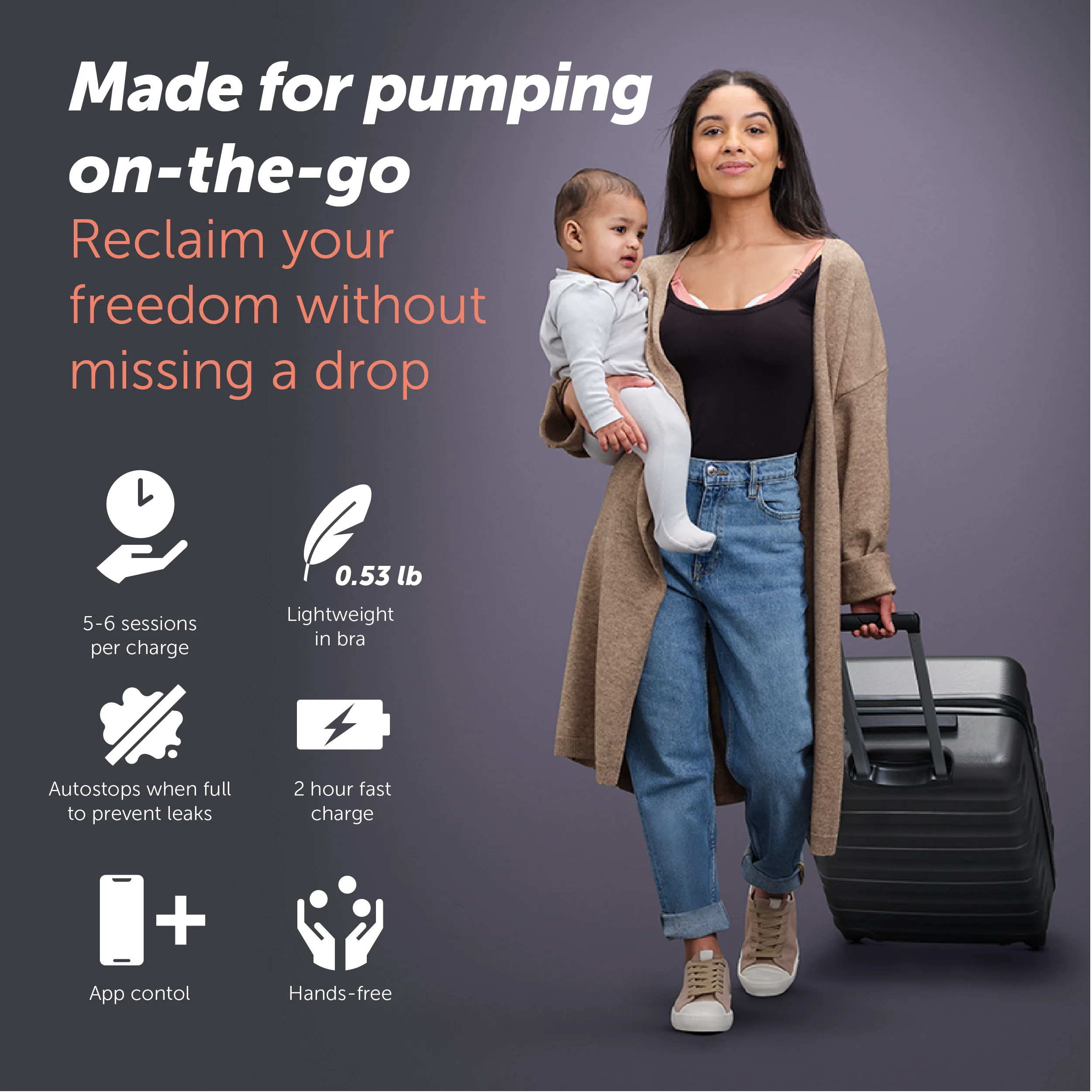 Elvie Pump: Ultra-Quiet, Ultra-Discreet Wearable Breast Pump - Image 4