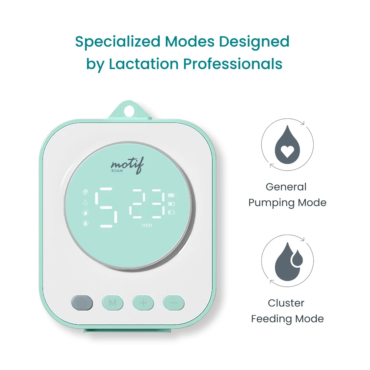 Motif Roam™ Hands-Free Breast Pump With Breast Milk Collection Cups - Image 4